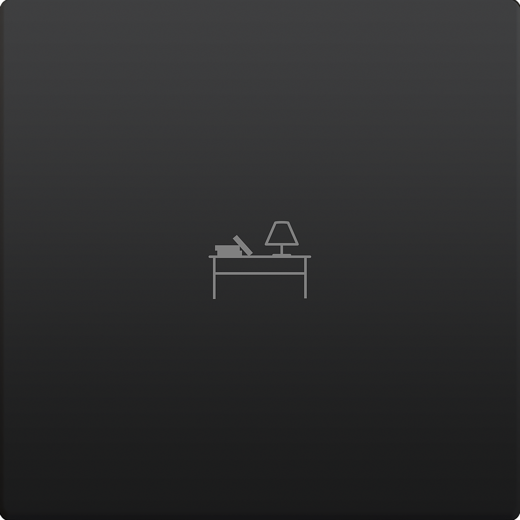 Zennio ZS55 - Bouton-poussoir singulier avec impression personnalisée (Anthracite)