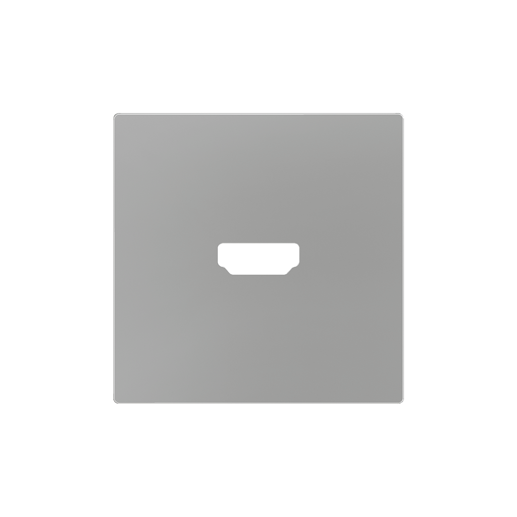 Zennio ZS55 - HDMI centraalplaat (Zilver) - VPE=10