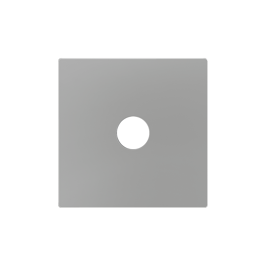 Zennio ZS55 - 3.5mm jack centraalplaat (Zilver)