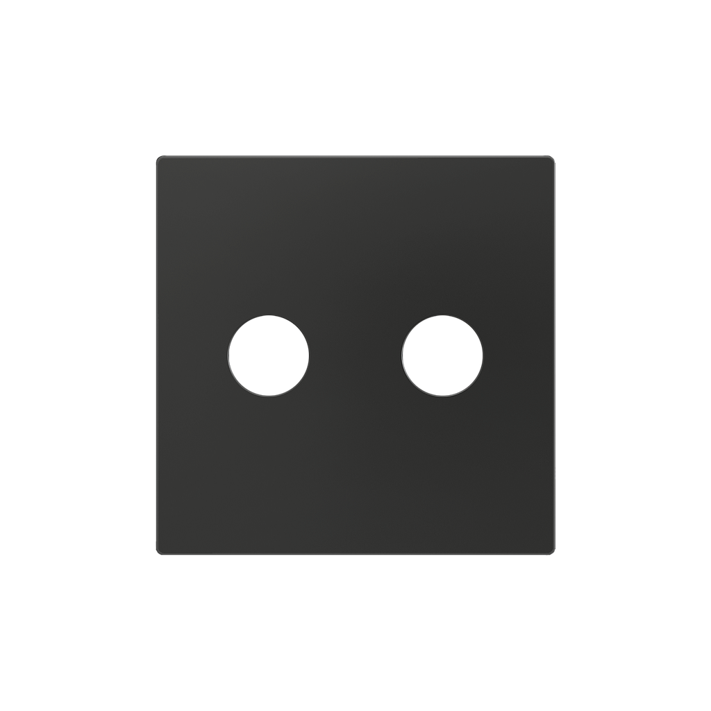 Zennio ZS55 - RCA centraalplaat (Antraciet) - VPE=10