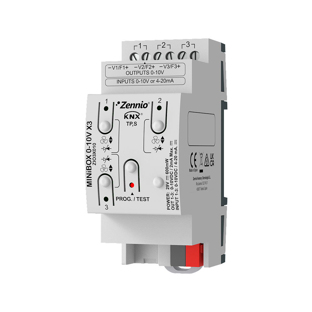 Zennio MINiBOX 0-10V X3