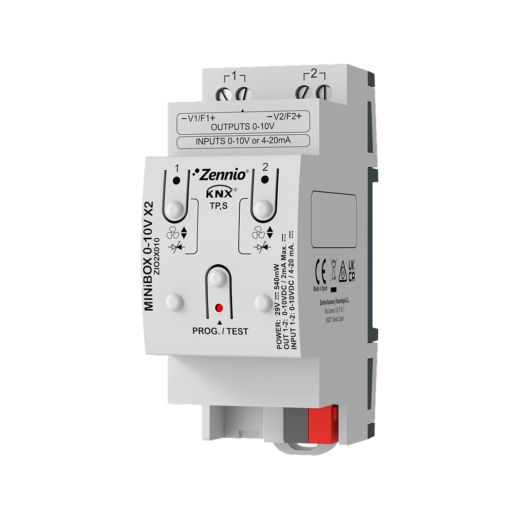 Zennio MINiBOX 0-10V X2