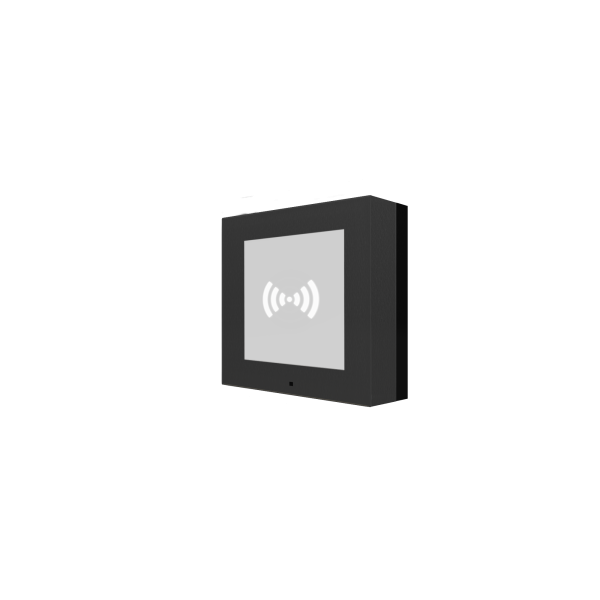 Zennio Getface IP - Cadre pour installation en saillie - 1 module (noir) (pour ZEZVP-SCAMB)