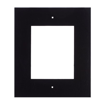 Zennio Getface IP - Inbouw installatieframe - 1 module (Zwart)