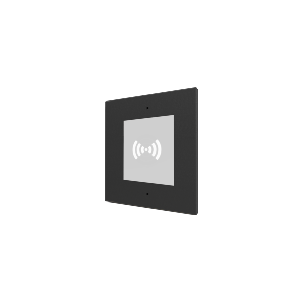 Zennio Getface IP - Inbouw installatieframe - 1 module (Zwart)