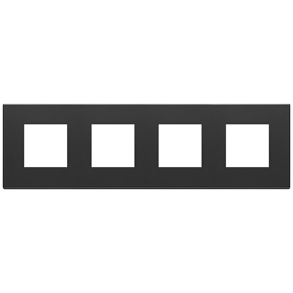 Vimar Eikon Exé - Afdekraam 8M - 2+2+2+2x71 (Metaal - Antraciet)