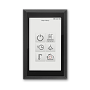 Arcus-EDS Touch_IT AC4 - 4,3" (Aluminium, geborsteld geannodiseerd- zwart)