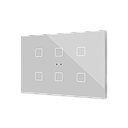 Zennio Flat XL X6 (Zilver)
