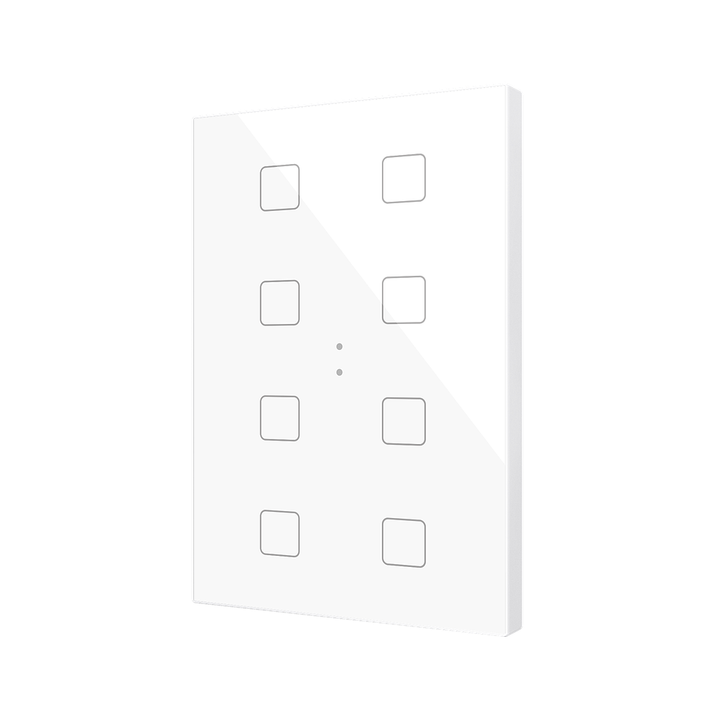 Zennio Flat XL X8 (Blanc)