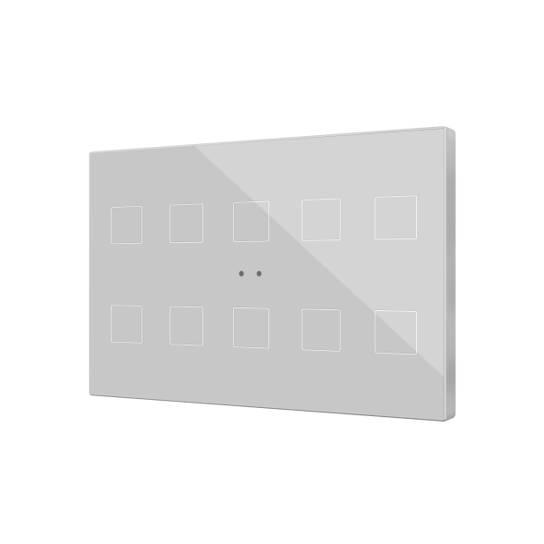 Zennio Flat XL X10 (Zilver)