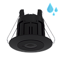 Faradite Motion Sensor 360 IP67 - Volt Free (Noir)