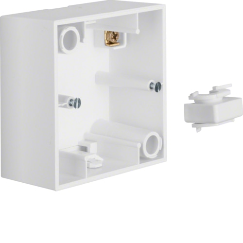 Berker Opbouwbehuizing 1-voudig S.1 (Polarwit, mat) voor Z35W