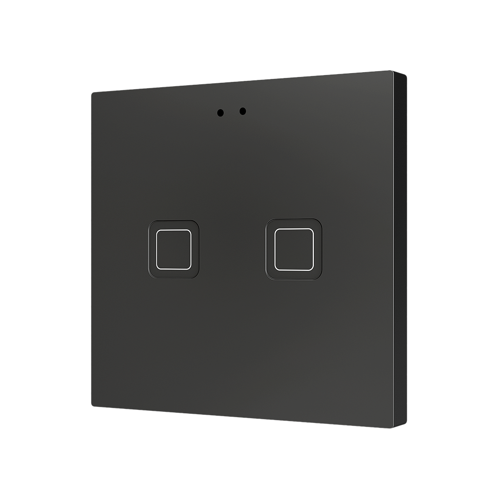 Zennio Tecla 2 (Antraciet)