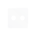 Zennio ZS55 - RCA centraalplaat (Mat wit) - VPE=10