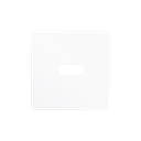 Zennio ZS55 - HDMI centraalplaat (Mat wit)