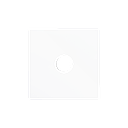 Zennio ZS55 - Cache pour 3.5mm jack (Blanc mat)