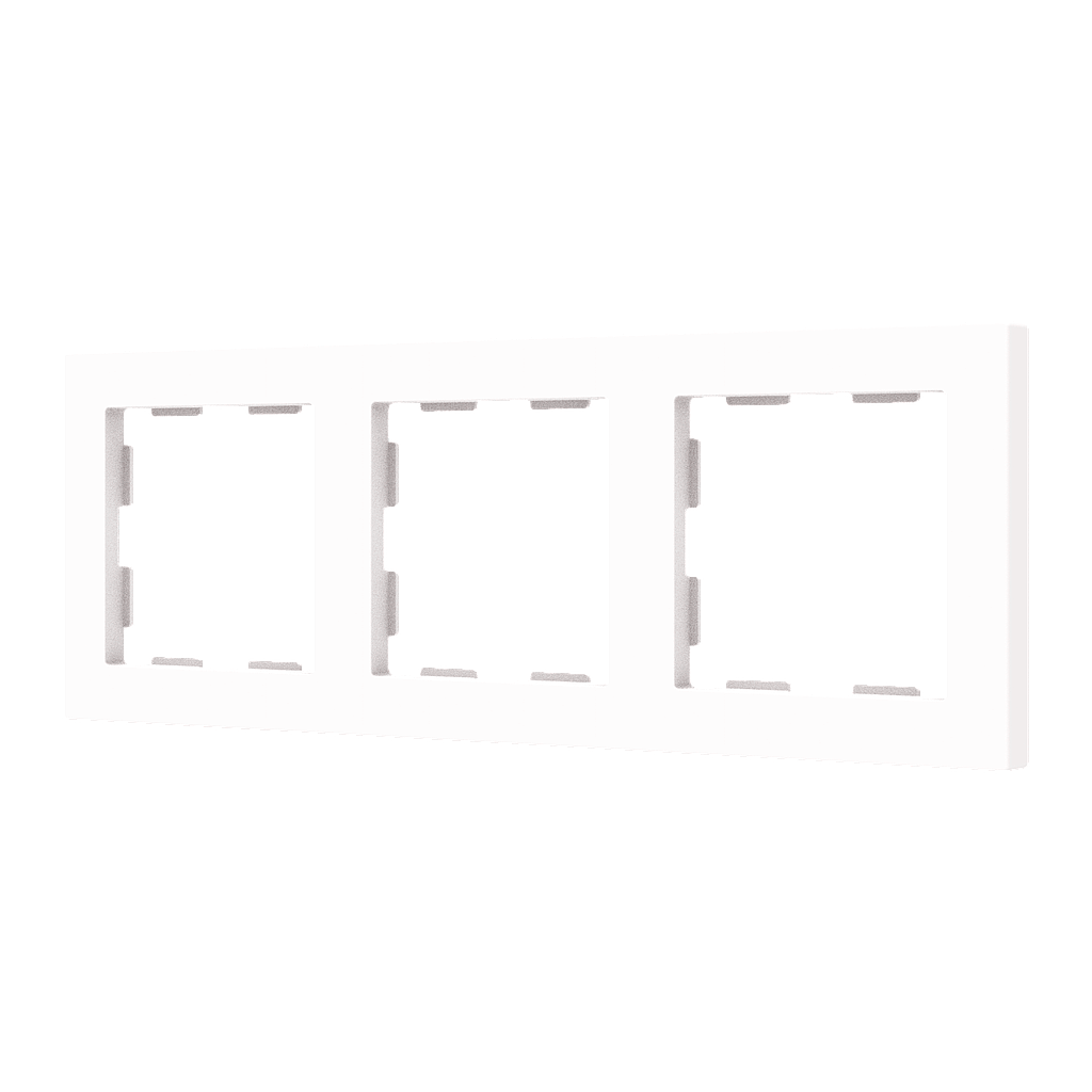 Zennio ZS55 - Plaque de recouvrement 3M (Blanc mat)