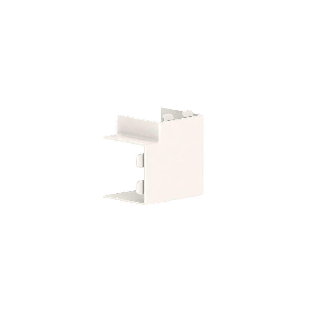 GGK LFG - 30x30, Vlakke hoek (RAL 9001 - Crèmewit) - VPE=4