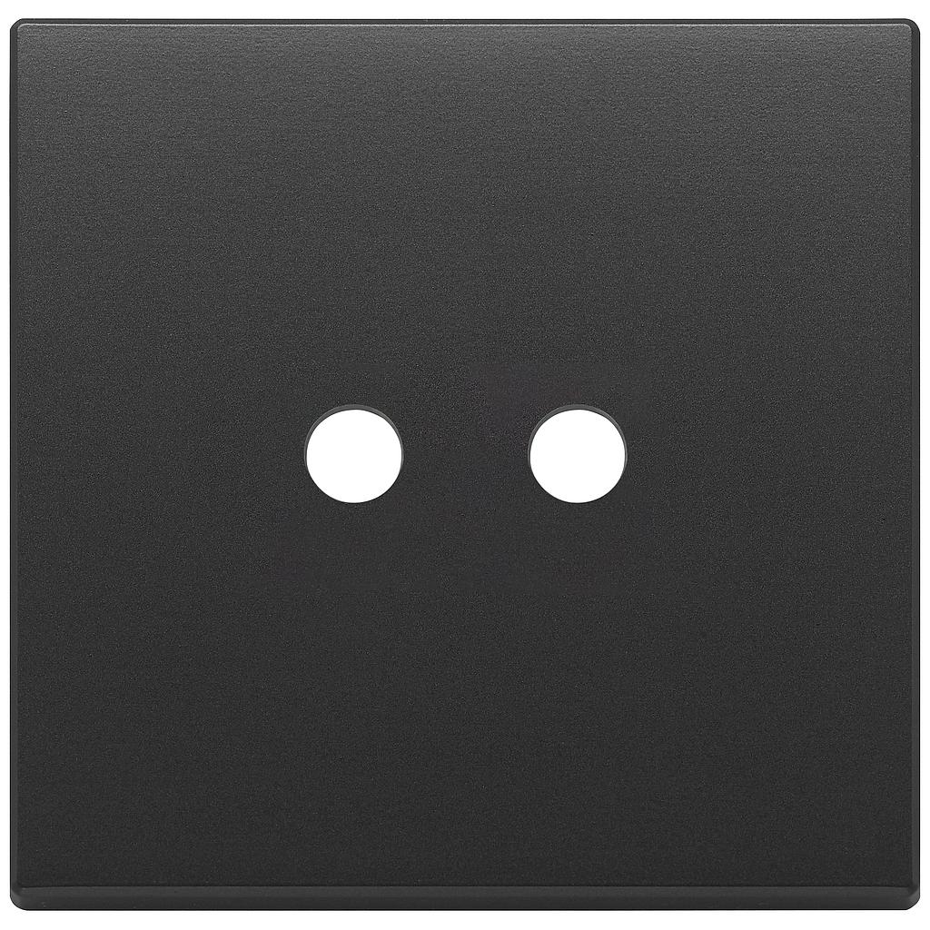 Vimar Eikon Exé Tondo - Plaque de recouvrement 2Mx2 (Anthracite)