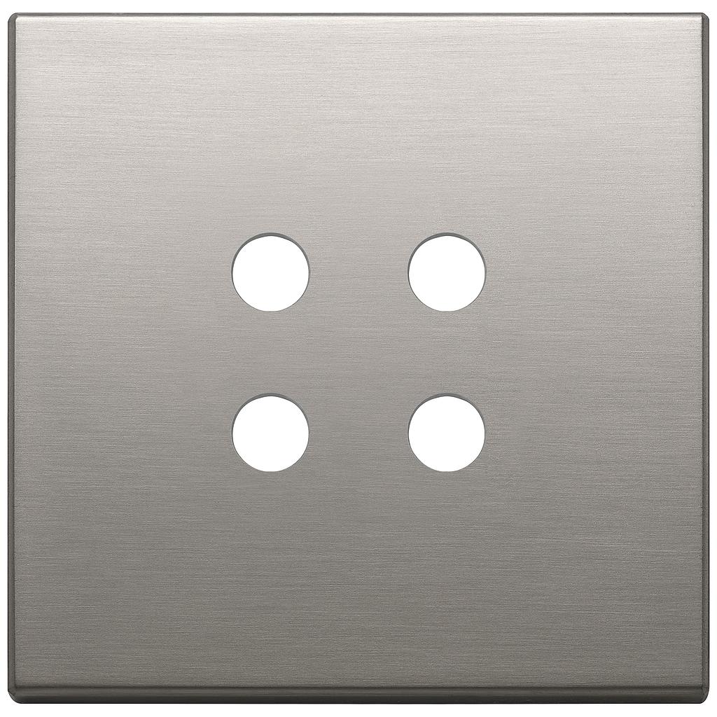 Vimar Eikon Exé Tondo - Plaque de recouvrement 2Mx4 (Bronze nickelé)