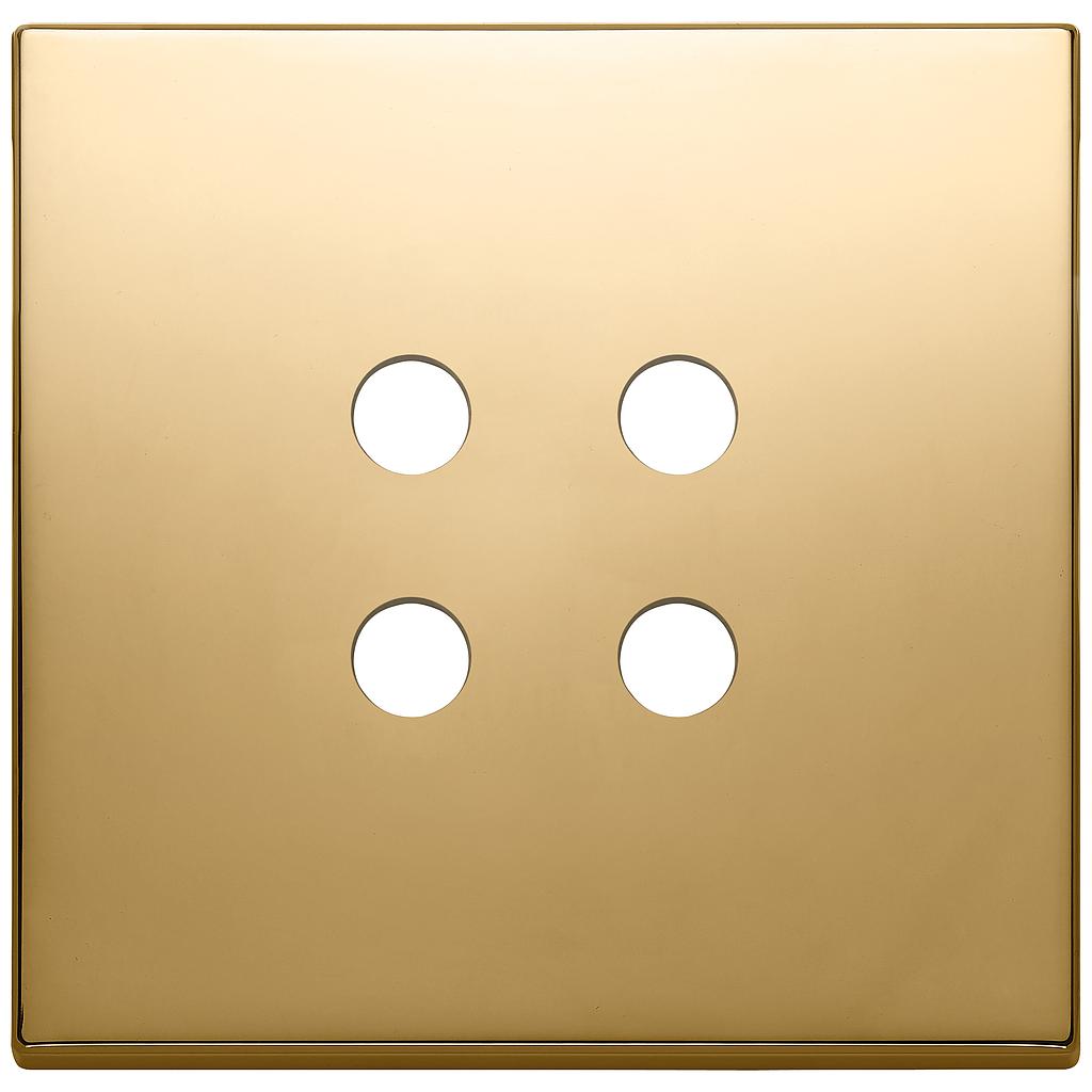 Vimar Eikon Exé Tondo - Afdekraam 2Mx4 (Goud)