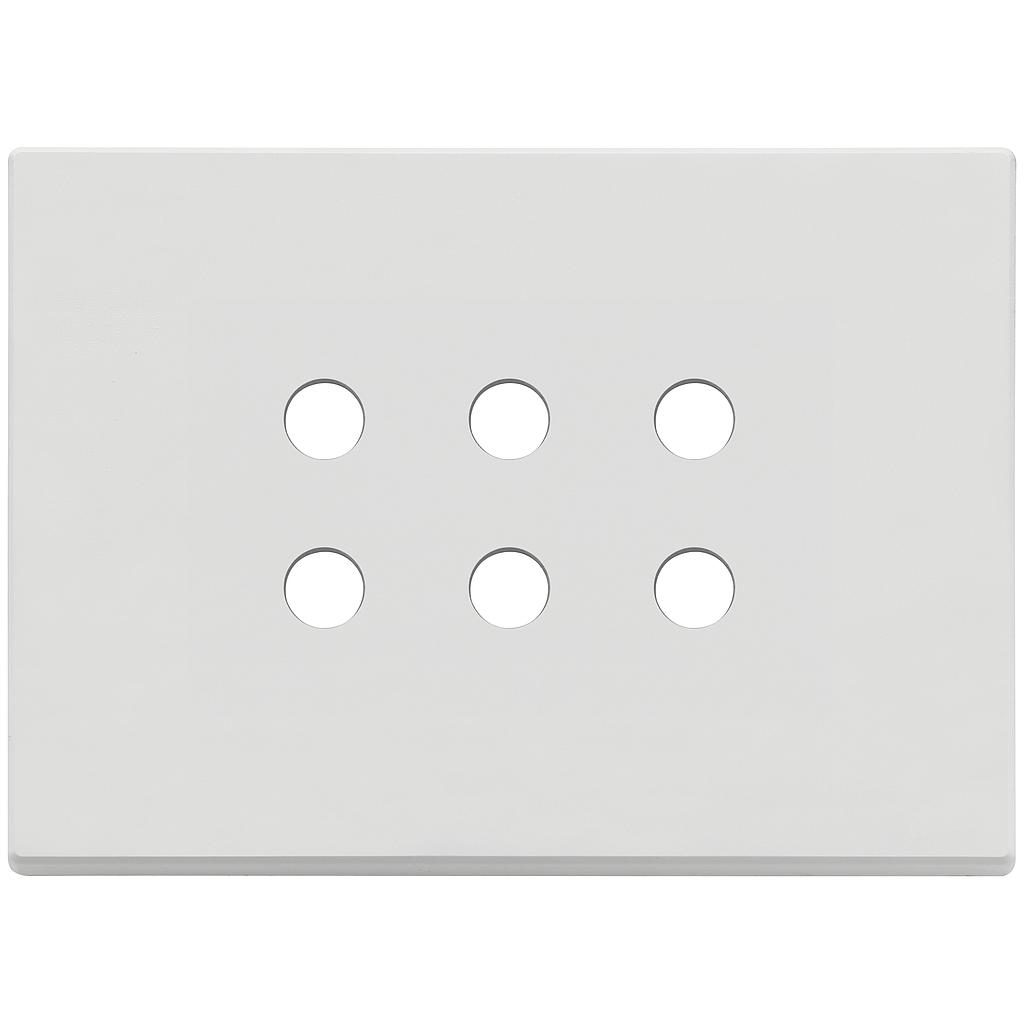 Vimar Eikon Exé Tondo - Cadre 3Mx6 (blanc mat)