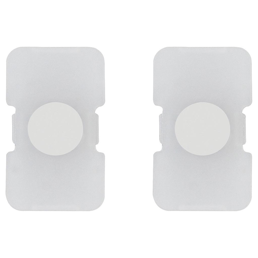 Vimar Eikon Exé Tondo - 2 Bouton-poussoirs éclairables (Blanc)