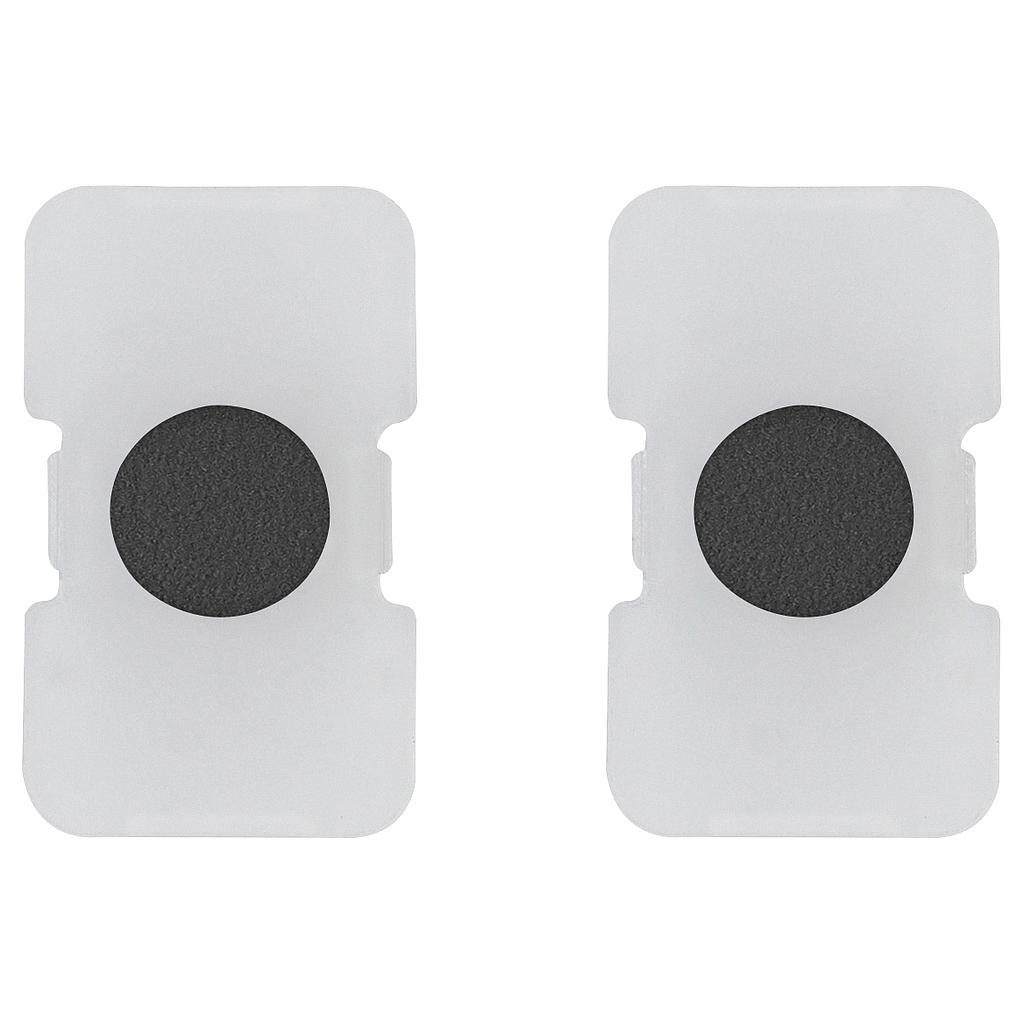 Vimar Eikon Exé Tondo - 2 Bouton-poussoirs éclairables (Gris)