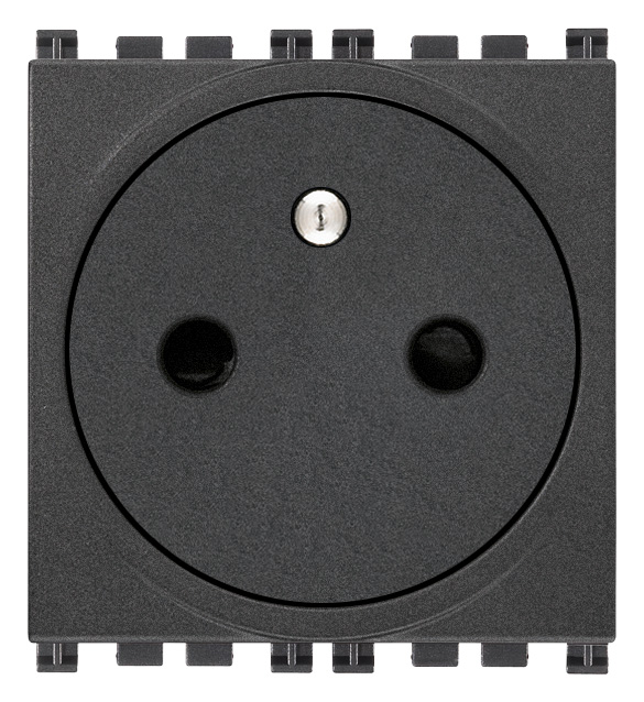 Vimar Arké Flat - 2P+E16A Penaarde stopcontact SICURY (grijs)