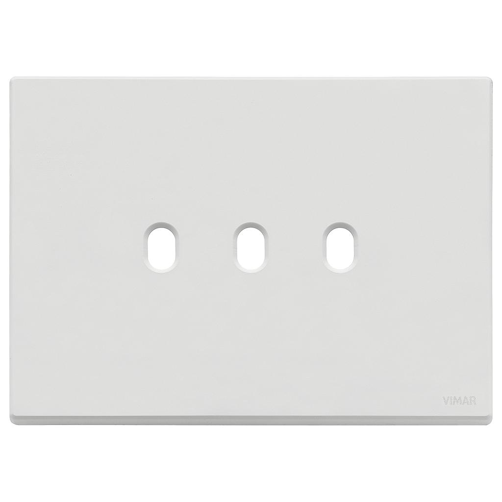 Vimar Eikon Exé Vintage - Plaque de recouvrement 3Mx3 (Blanc matte)