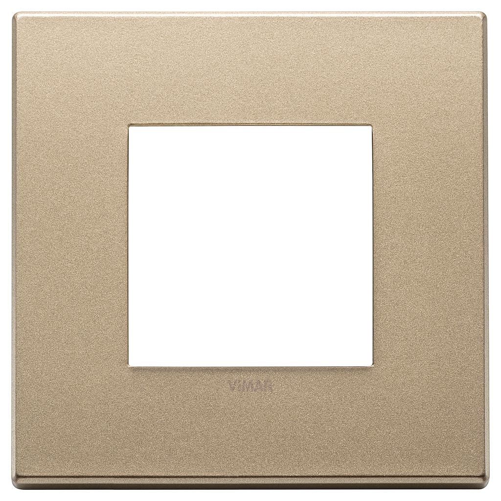 Vimar Eikon Exé - Afdekraam 2M (Metaal - Satijn goud)