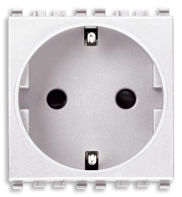 Vimar Eikon Exé - 2P+E 16A Prise Schuko  SICURY (blanc)