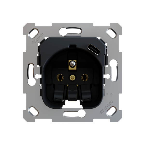 Zennio ZS55ZS70 - Insert pour prise à borne avec USB C 16A/250V (à bornes)