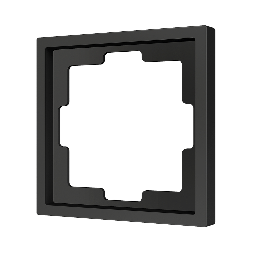 Zennio ZS70 - Afdekraam 1M (Antraciet) v2