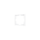 Zennio ZS70 - Afdekraam 1M (Mat wit) v2