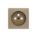 Zennio ZS55 - Enjoliveur prise terre (Champagne)