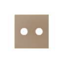 Zennio ZS55 - RCA centraalplaat (Champagne)