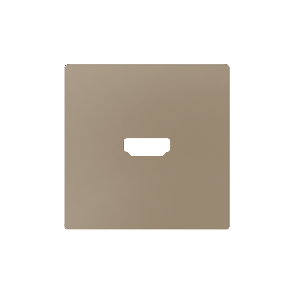 Zennio ZS55 - HDMI centraalplaat (Champagne)