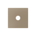 Zennio ZS55 - 3.5mm jack centraalplaat (Champagne)