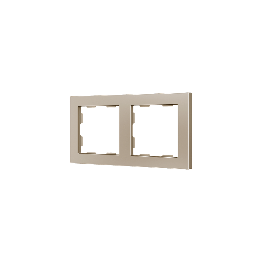 Zennio ZS55 - Afdekraam 2M (Champagne) - VPE=10