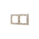 Zennio ZS55 - Afdekraam 2M (Champagne) - VPE=10