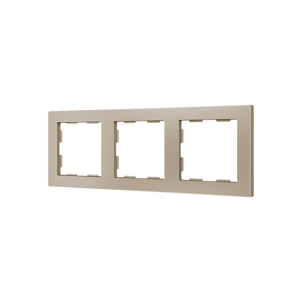 Zennio ZS55 - Afdekraam 3M (Champagne) - VPE=10