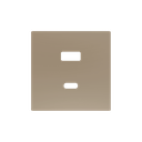 Zennio ZS55 - Cache USB-C+A (Champagne)