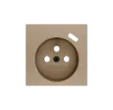 Zennio ZS55 - Centraalplaat 55x55mm voor penaarde stopcontact met USB C (Champagne) - VPE=10