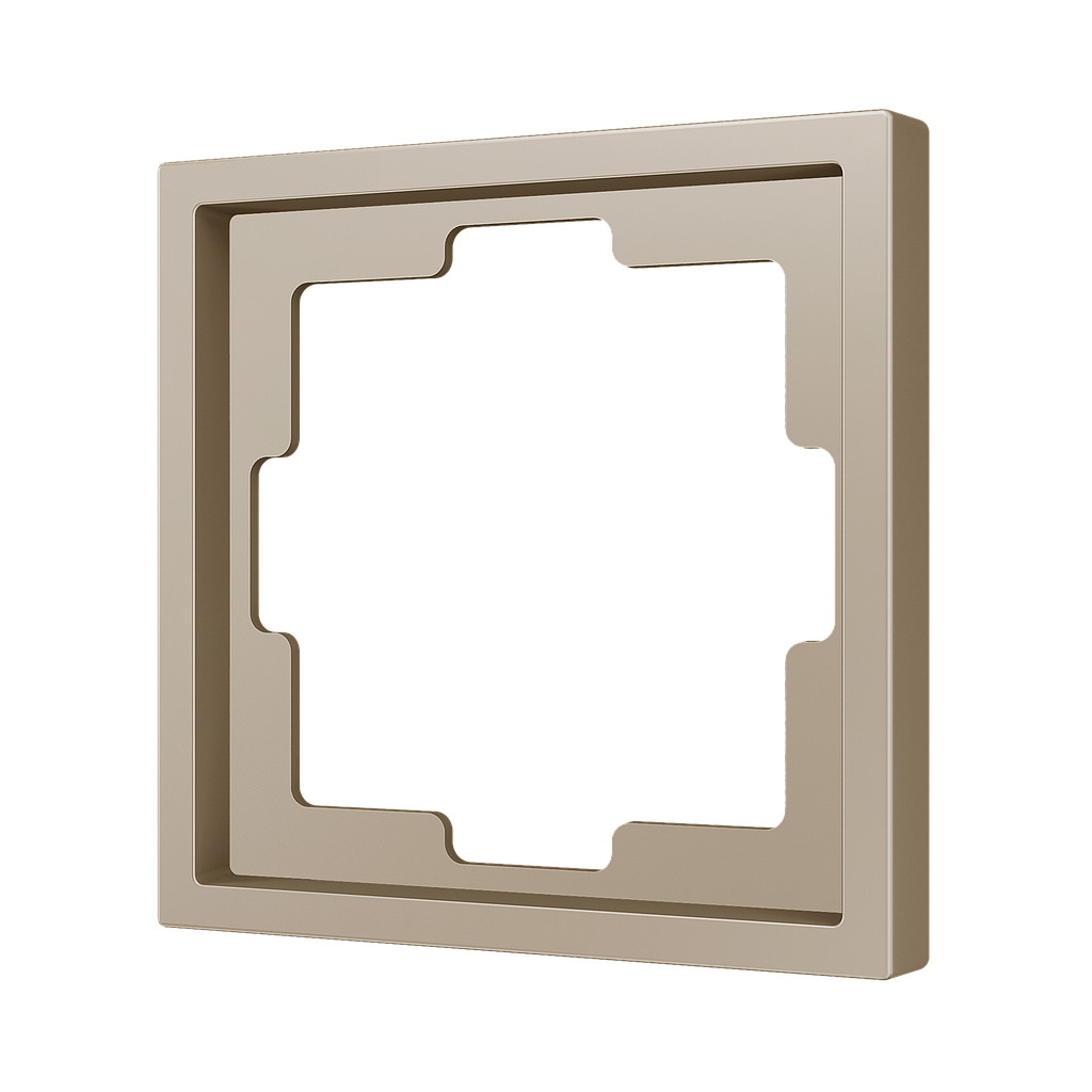 Zennio ZS70 - Afdekraam 1M (Champagne) - VPE=10