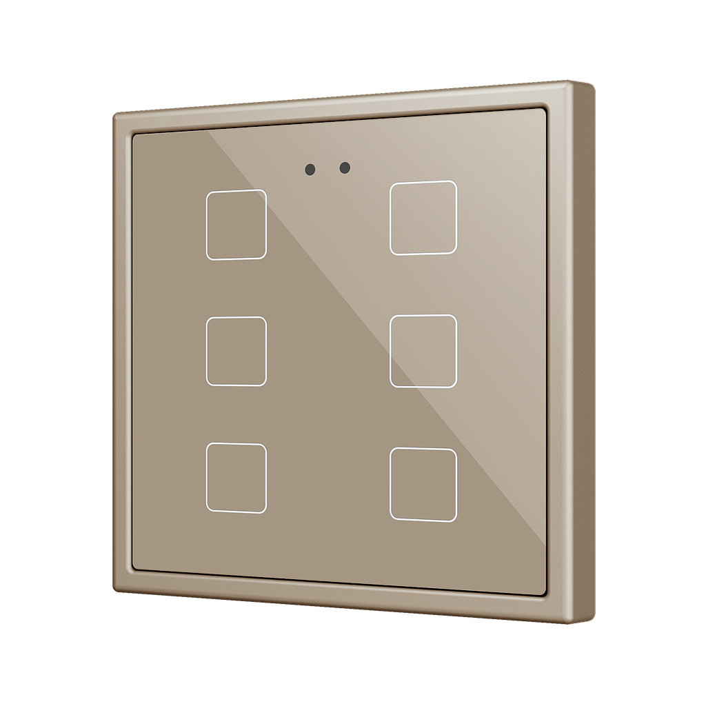 Zennio Flat 70 X6 (Champagne)