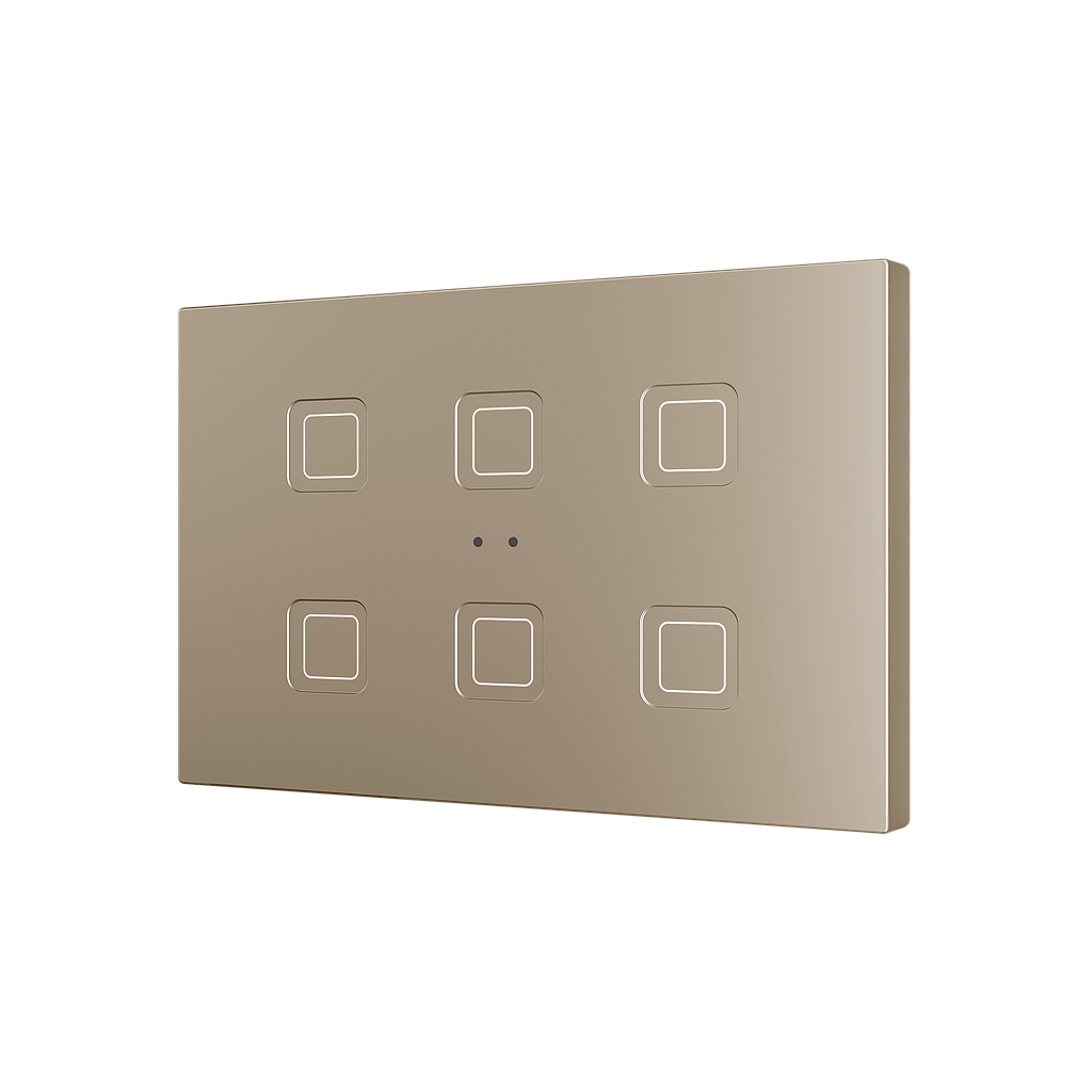 Zennio Tecla XL X6 (Champagne)