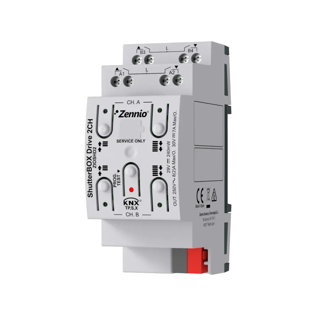 Zennio ShutterBOX Drive 2CH