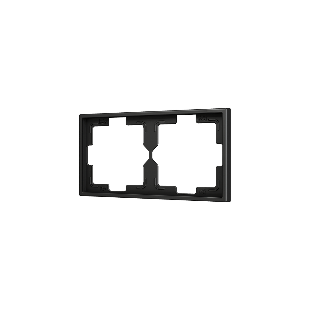 Zennio ZS70 - Afdekraam 2M (Antraciet)