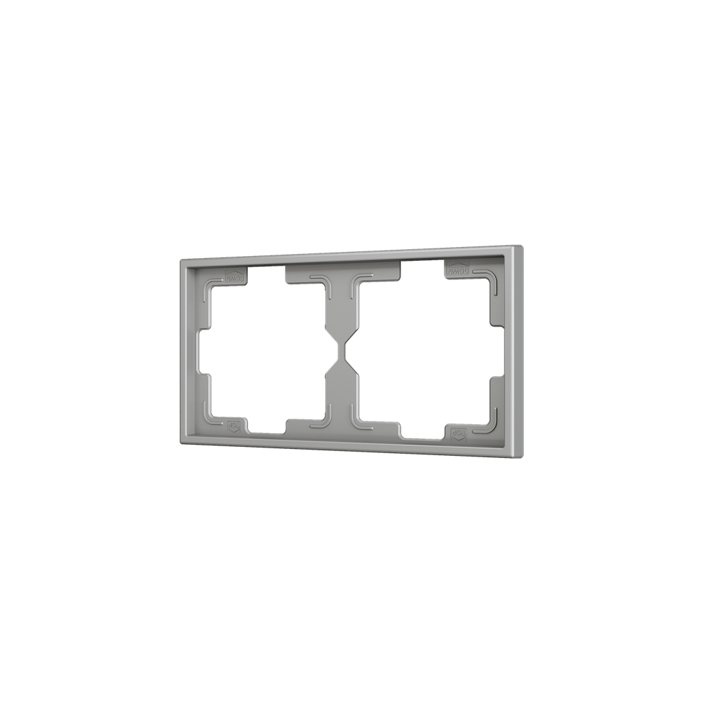 Zennio ZS70 - Cadre 2M (Argent)